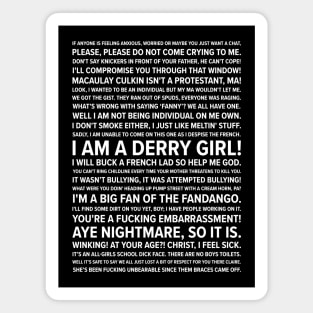 Derry Girls Quotes Magnet